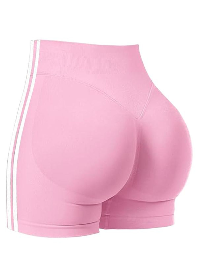 Seamless Shorts for Women, 1-5 Pack Invisable Scrunch Butt Lifting Gym Seamless Booty Biker Shorts, Breathable Comfortable High Stretch Skinny Shorts, Gym Shorts, Ladies Sportswear for Indoor Outdoor Wear
