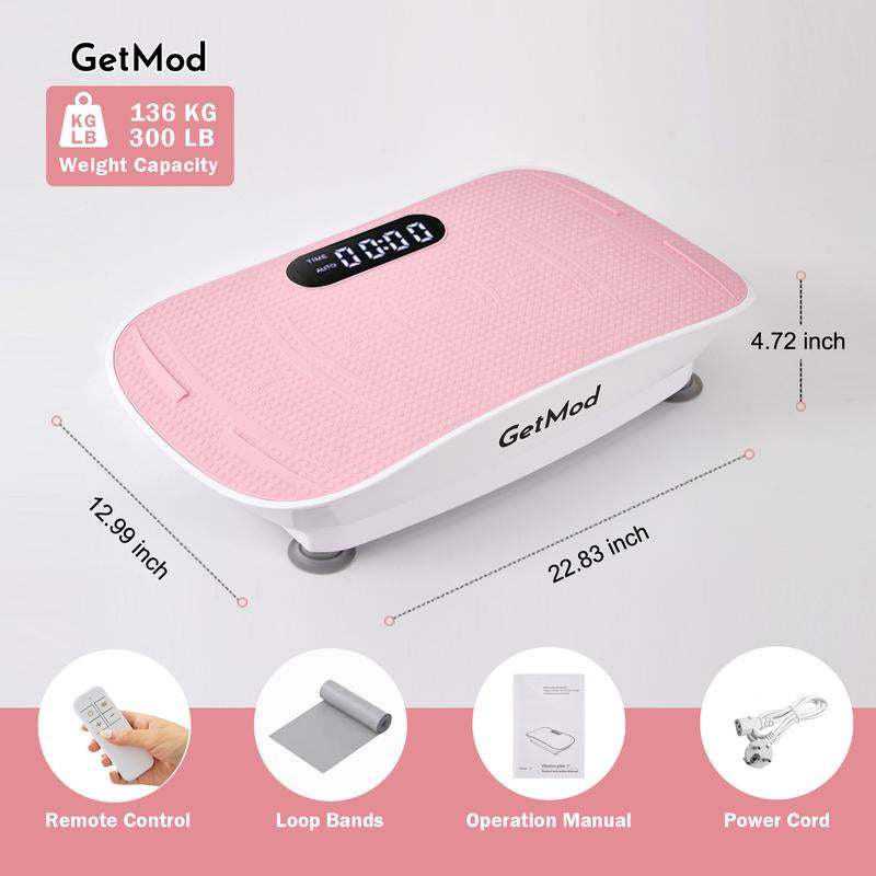 Getmod plus Size Smart Vibration Plates Pro Exercise Equipment , Full Body Workout Machine at Home Gym Stuff Vibrational Platform for Wellness and Fitness Bluetooth Speaker #1