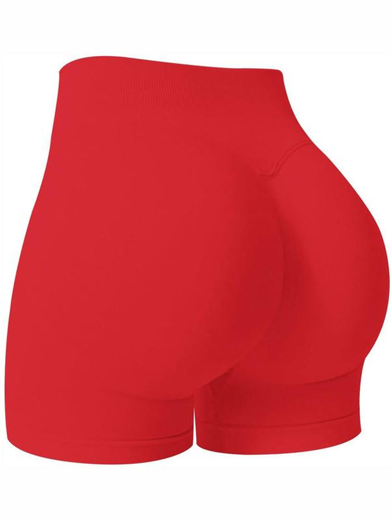 Seamless Shorts for Women, 1-5 Pack Invisable Scrunch Butt Lifting Gym Seamless Booty Biker Shorts, Breathable Comfortable High Stretch Skinny Shorts, Gym Shorts, Ladies Sportswear for Indoor Outdoor Wear