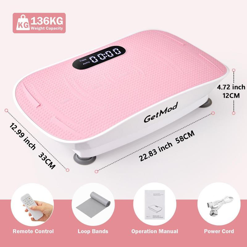 Getmod plus Size Smart Vibration Plates Pro Exercise Equipment , Full Body Workout Machine at Home Gym Stuff Vibrational Platform for Wellness and Fitness Bluetooth Speaker #1